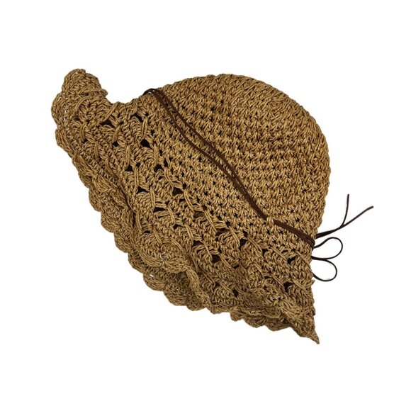 Cute Wicker Crochet Bucket Hat (O/S) - Picture 3 of 3